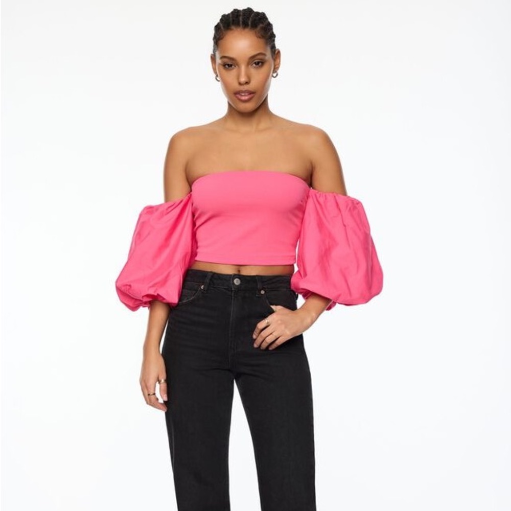 Off Shoulder Poplin Top